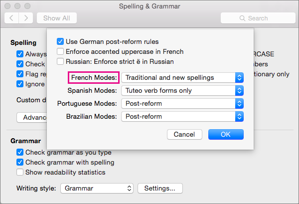 Autoatic spell check outlook for macbook air